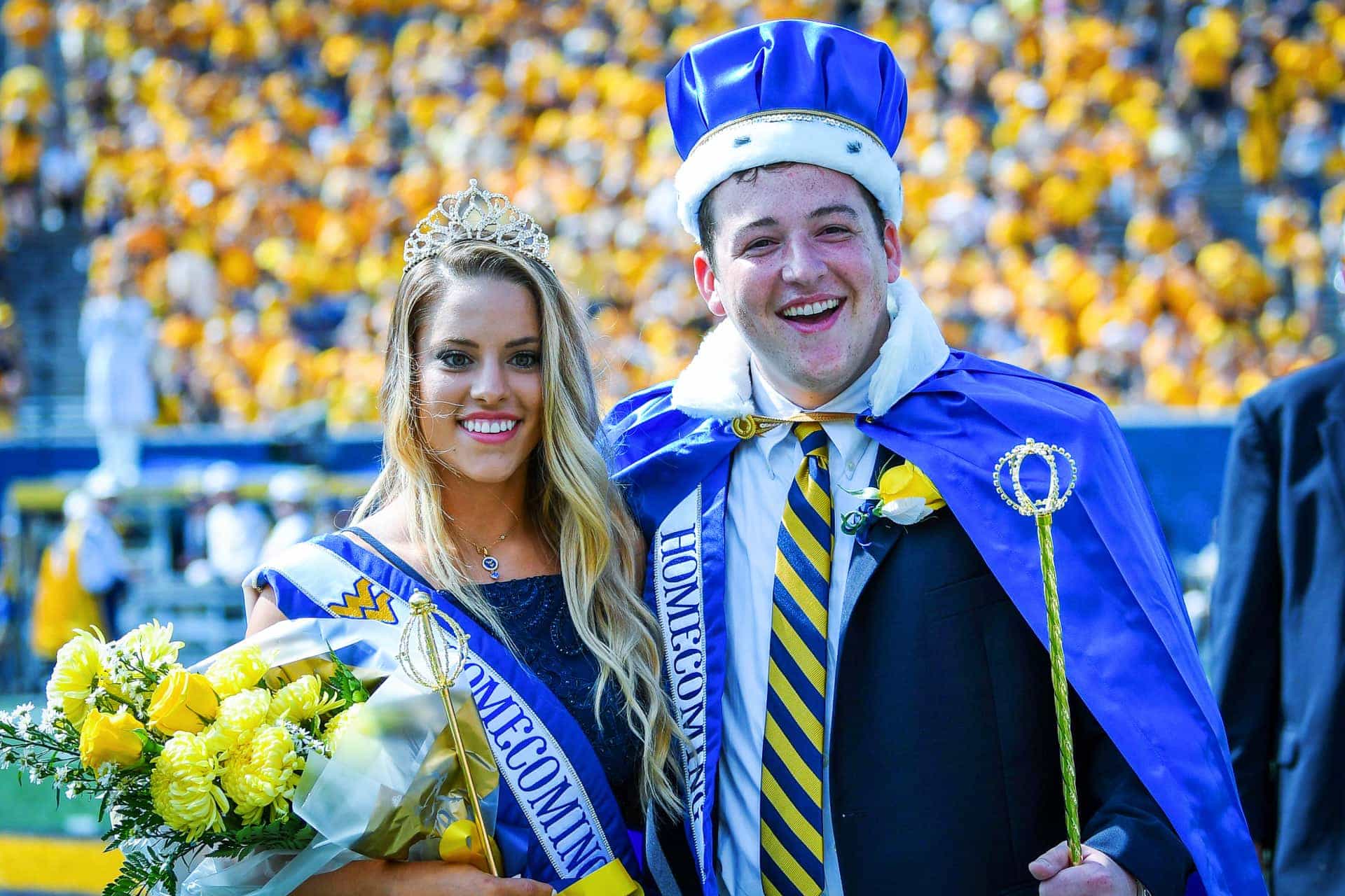 WVU homecoming king and queen