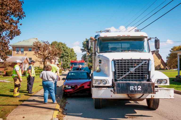 Garbage Truck Wreck