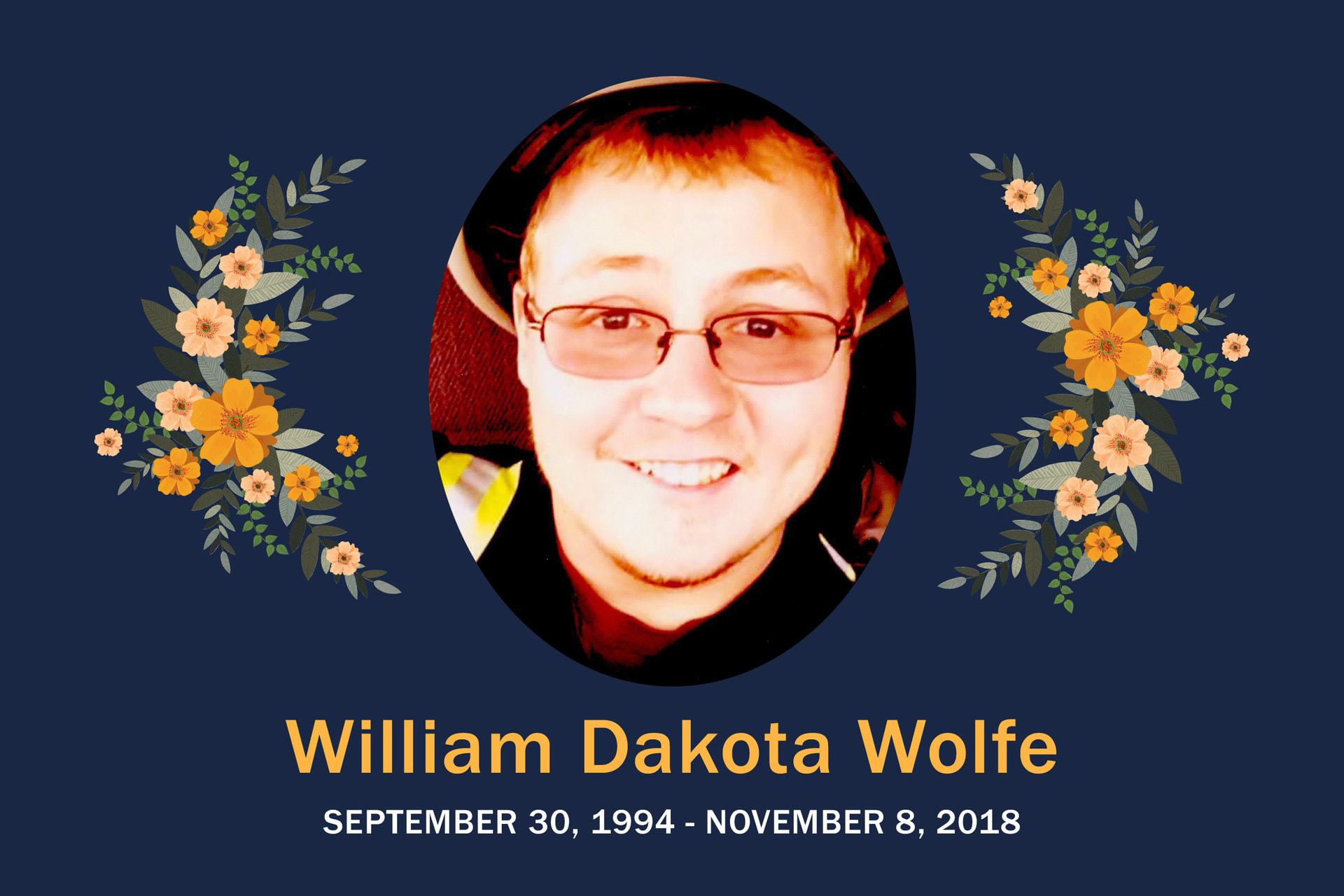 Obituary William Dakota Wolfe