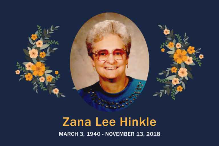 Obituary Zana Hinkle
