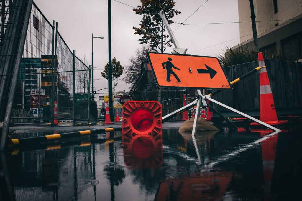 Water line break