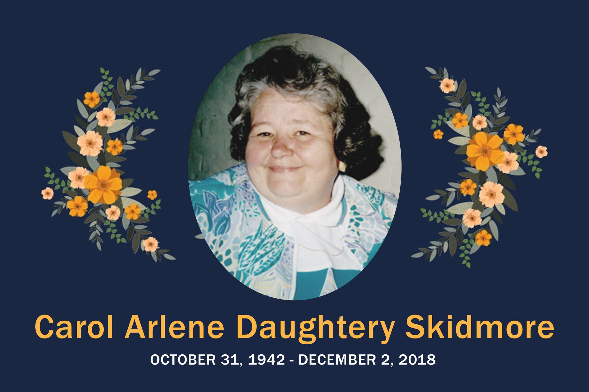 Obituary Carol Skidmore