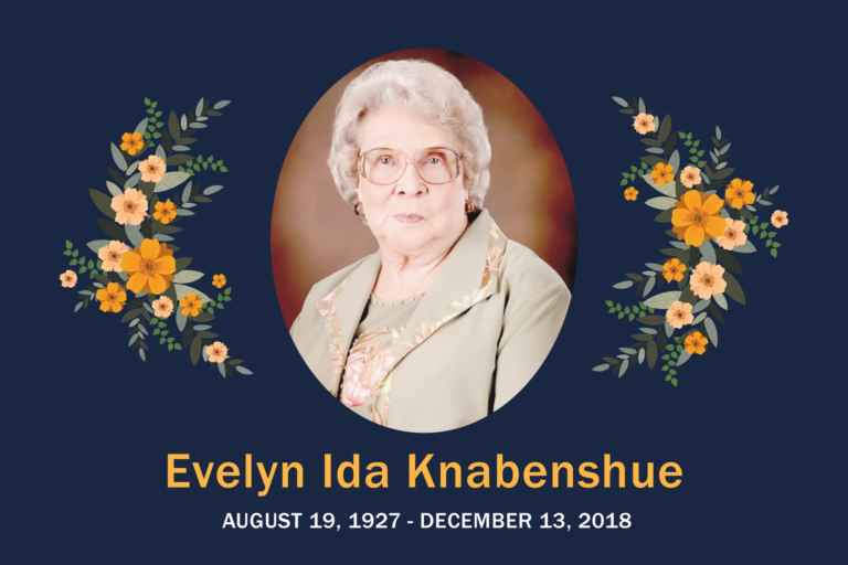 Obituary Evelyn Knabenshue