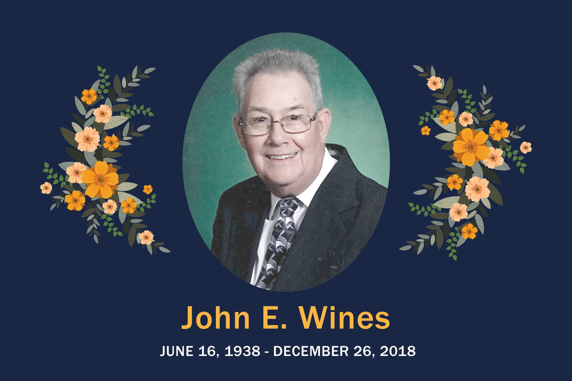 Obituary John Wines