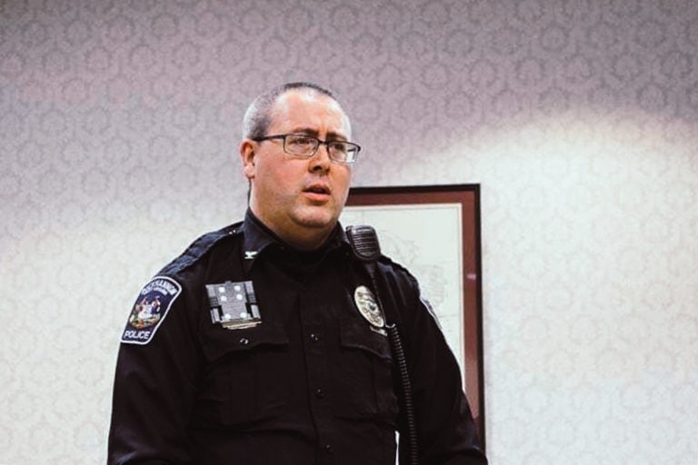 Buckhannon city police chief Matt Gregory