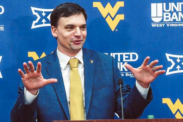 WVU football head coach Neal Brown