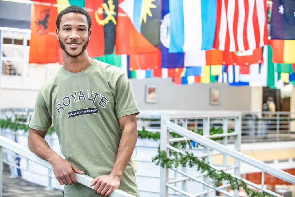 Gilman Scholar winner Demitrus Jones