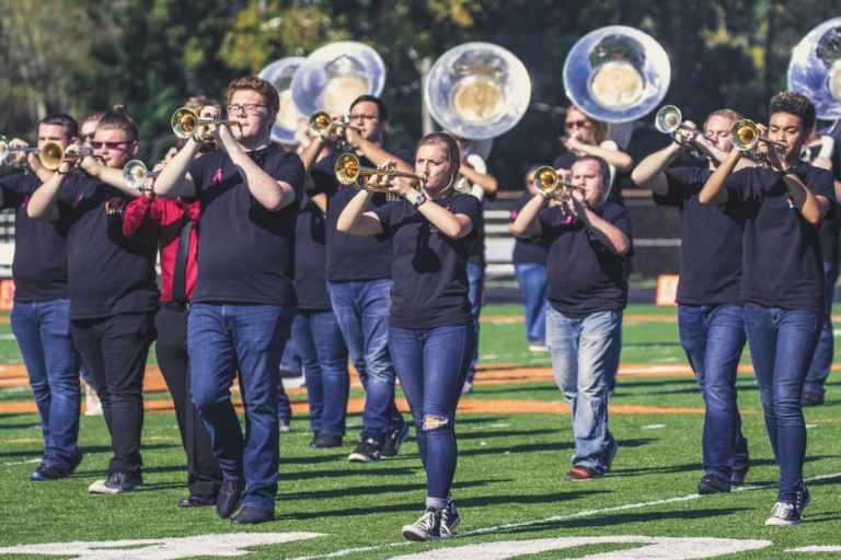 WVWC Wesleyan Marching Band