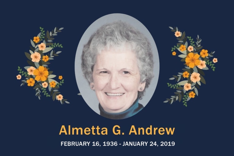 Obituary Almetta Andrew
