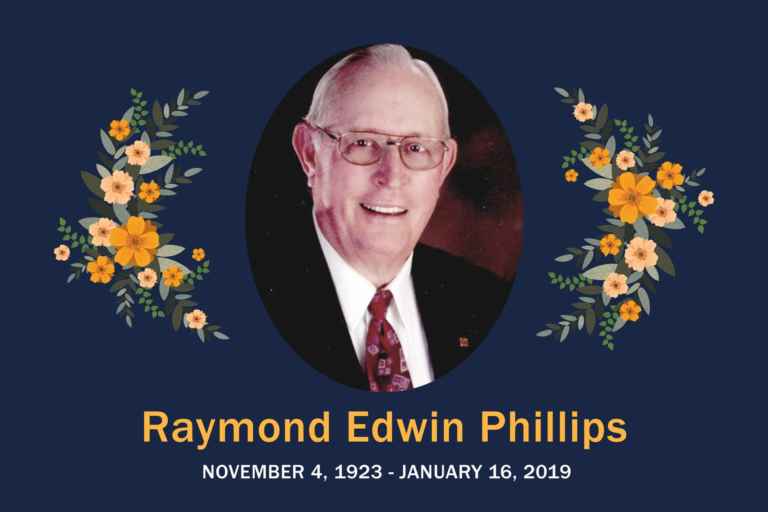 Obituary Raymond Edwin Phillips
