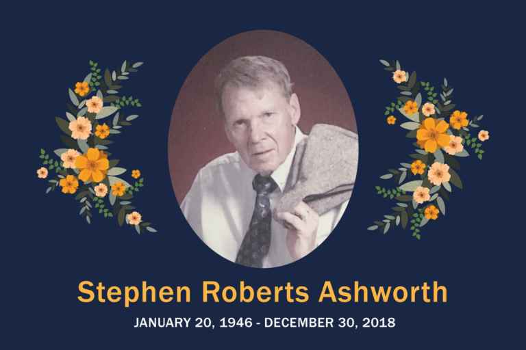Obituary Stephen Ashworth