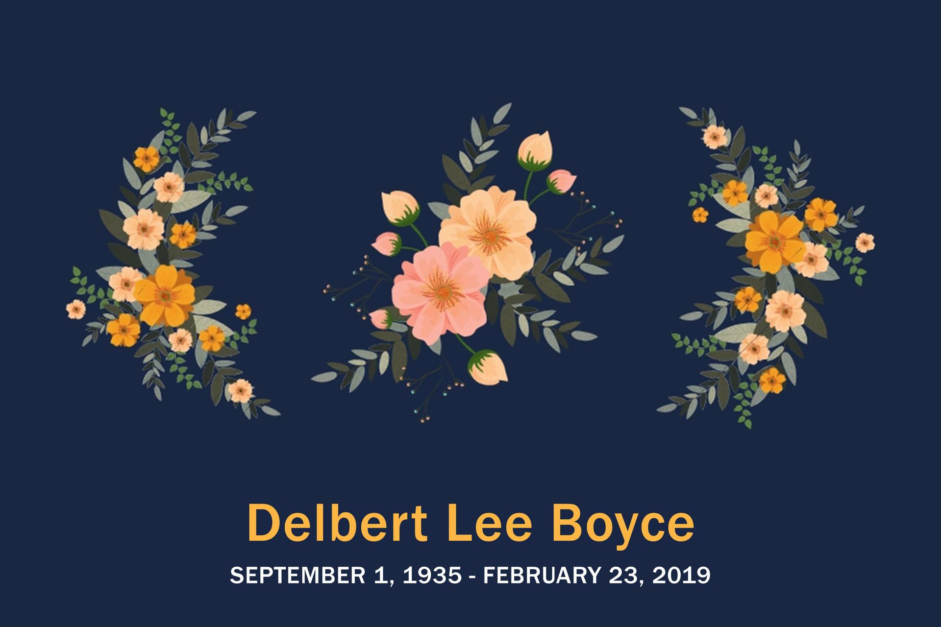 Obituary Delbert Boyce