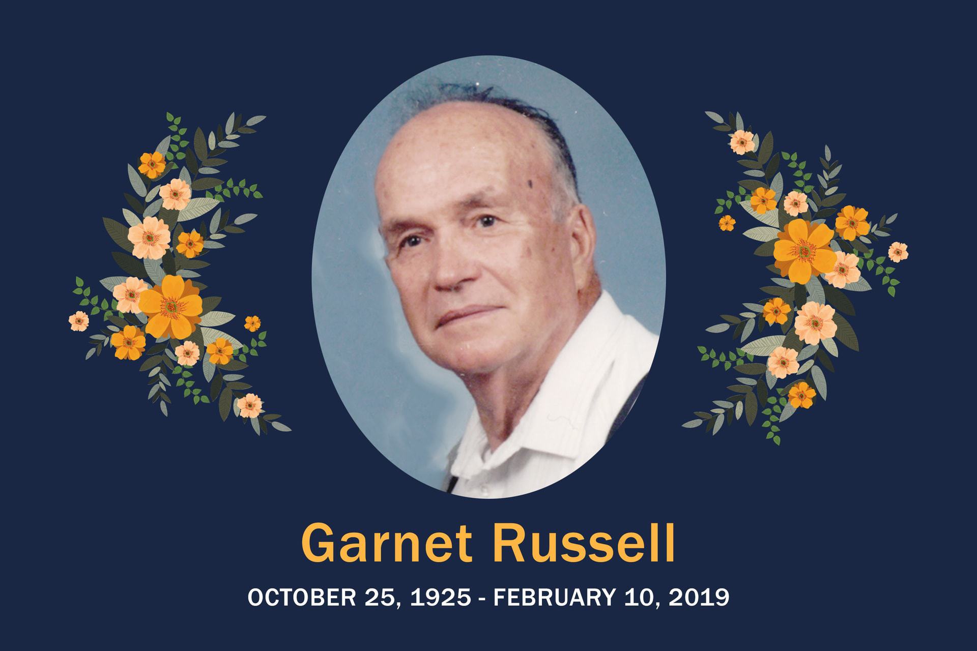 Obituary Garnet Russell