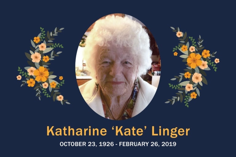 Obituary Kate Linger