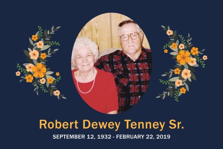 Obituary Robert Dewey Tenney