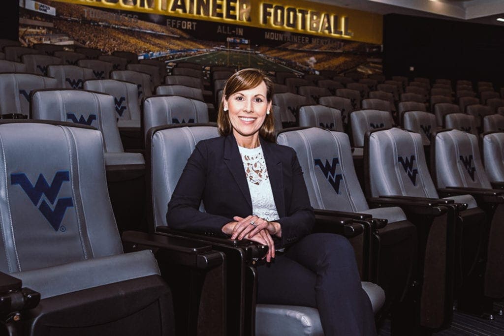 West Virginia University Deputy Director of Athletics Keli Zinn