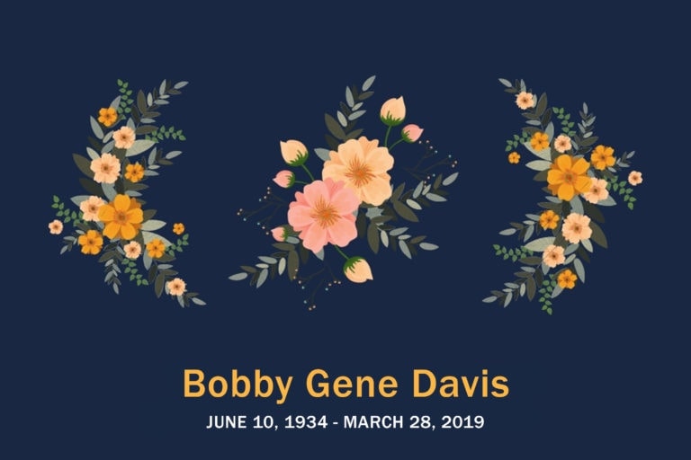 Obituary Bobby Davis