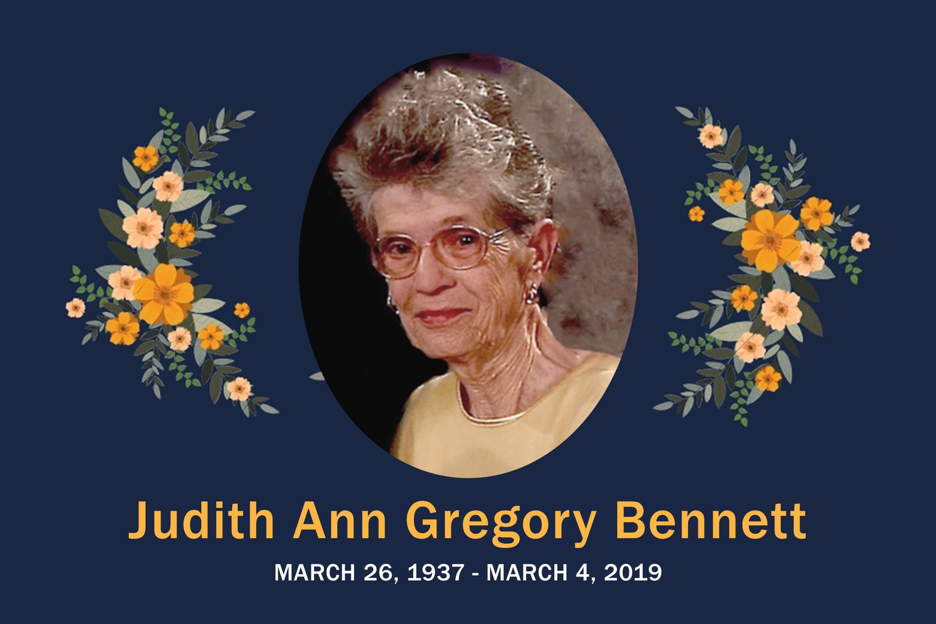 Obituary Judith Bennett