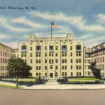 Wheeling Hospital postcard