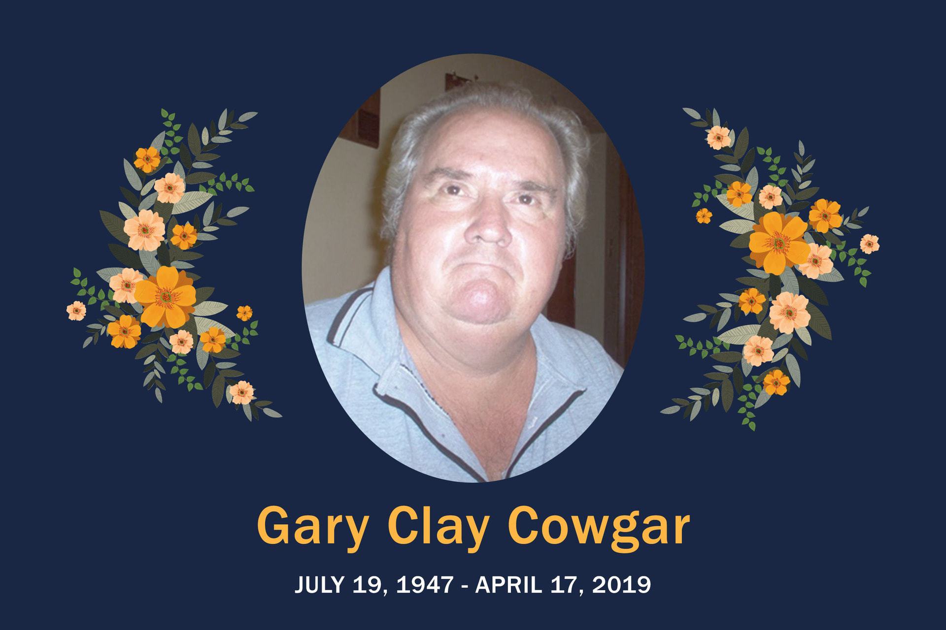 Obituary Gary Cowgar