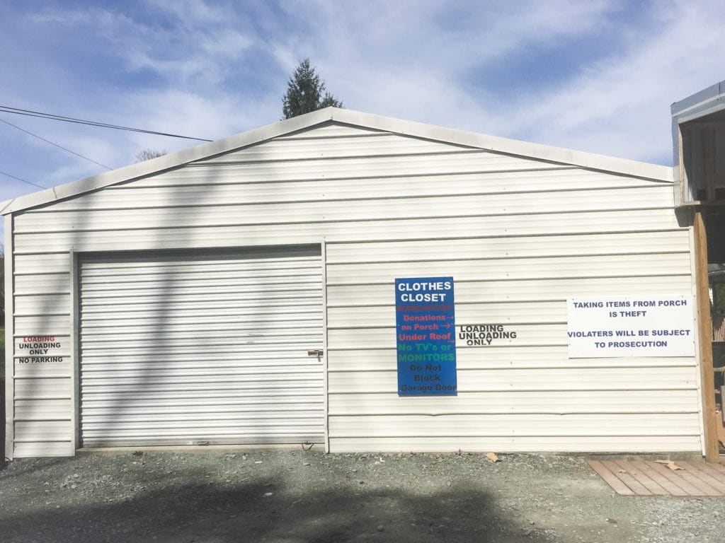 The Clothes Closet, located next to The Upshur Parish House/Crosslines, Inc.