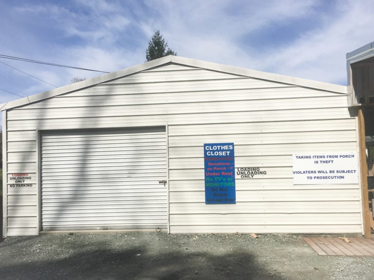 The Clothes Closet, located next to The Upshur Parish House/Crosslines, Inc.