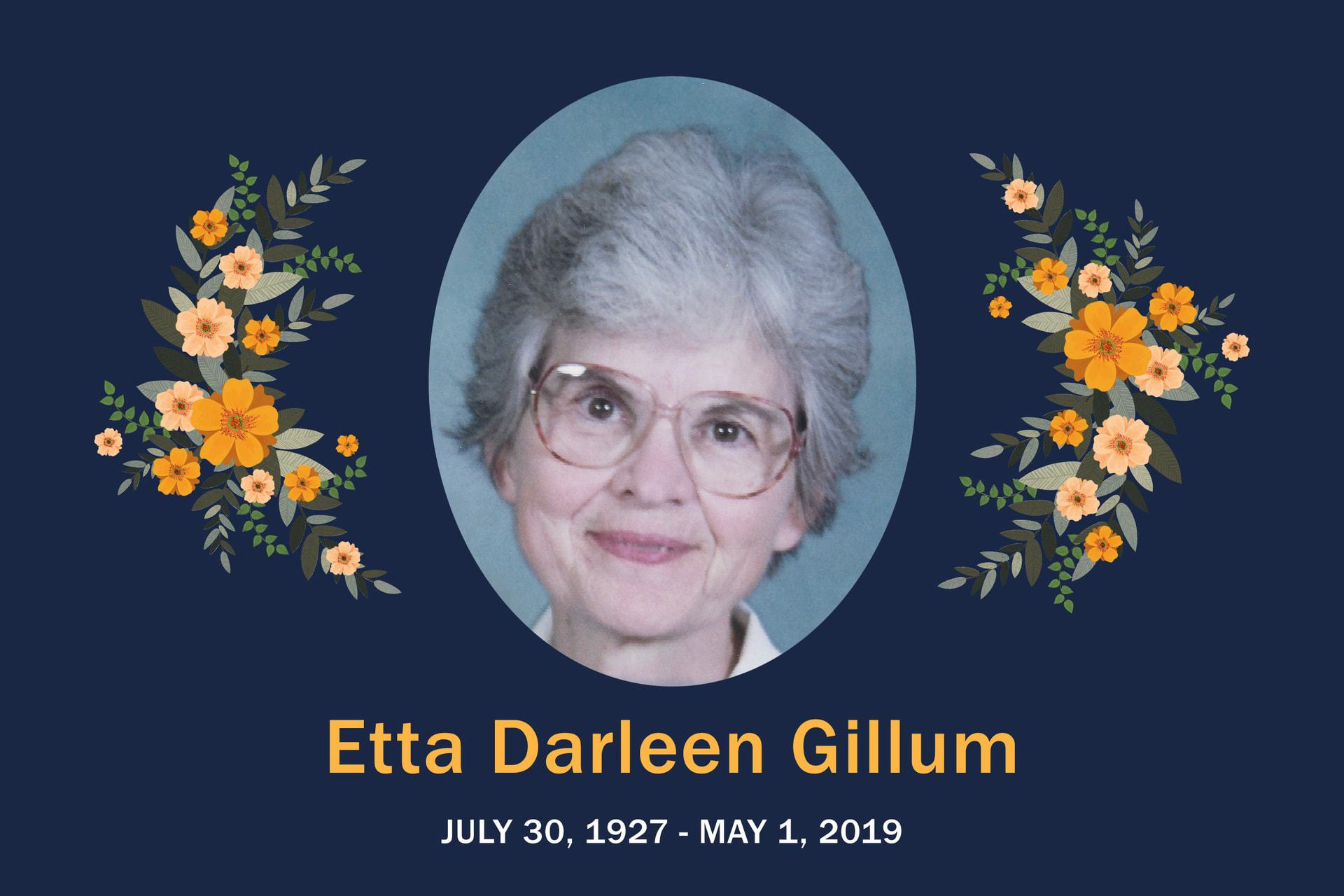 Obituary Etta Gillum