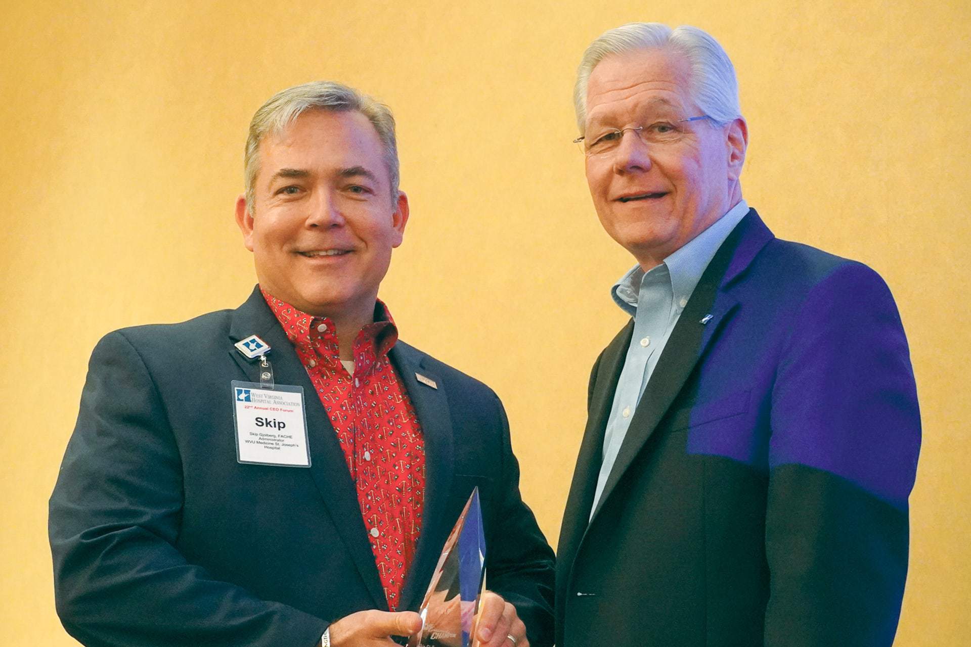 Skip Gjolberg Receives Grassroots Award from WVHA