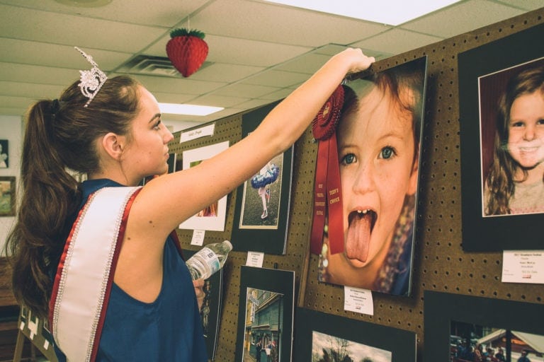 strawberry photo exhibit