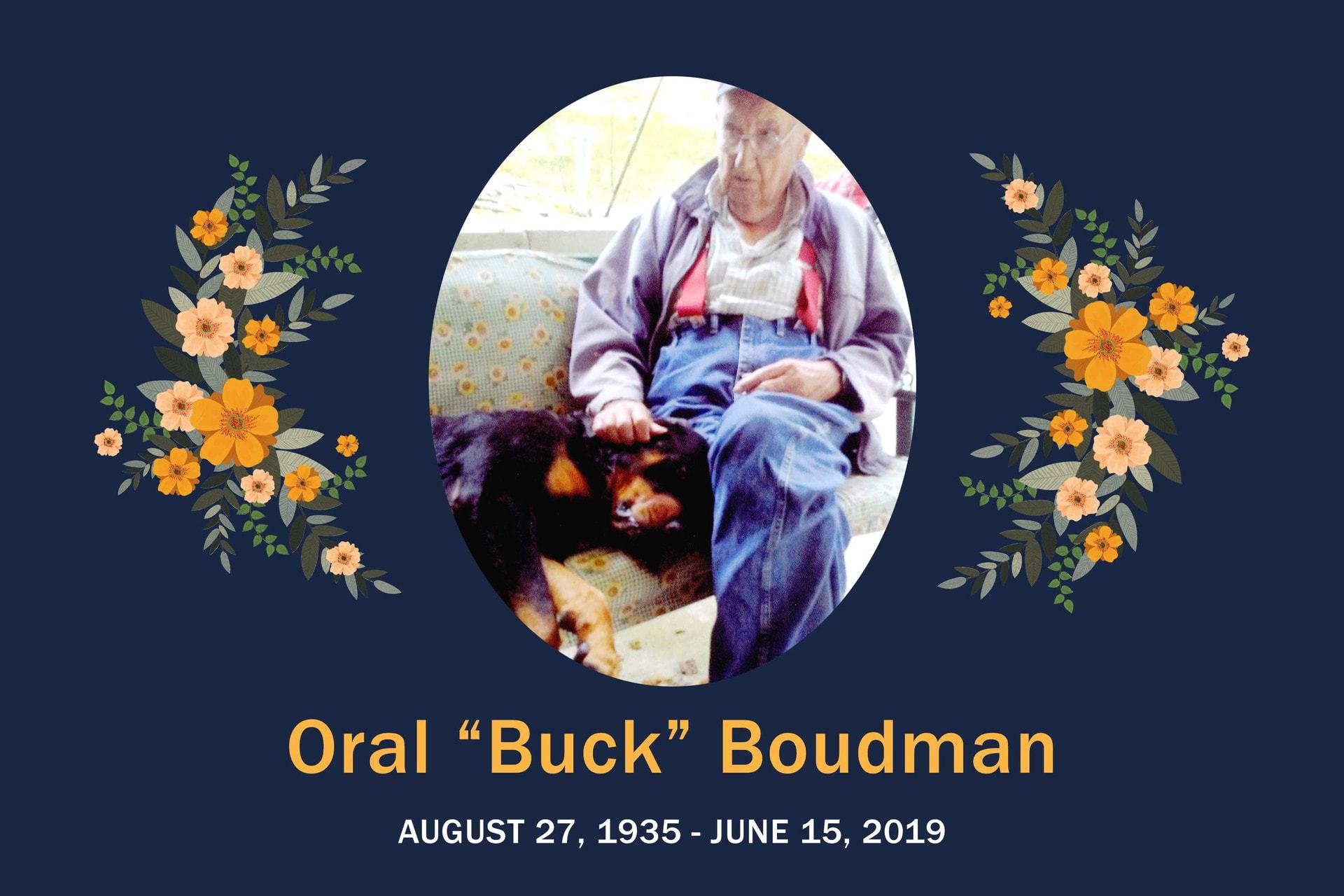 Obituary Buck Boudman