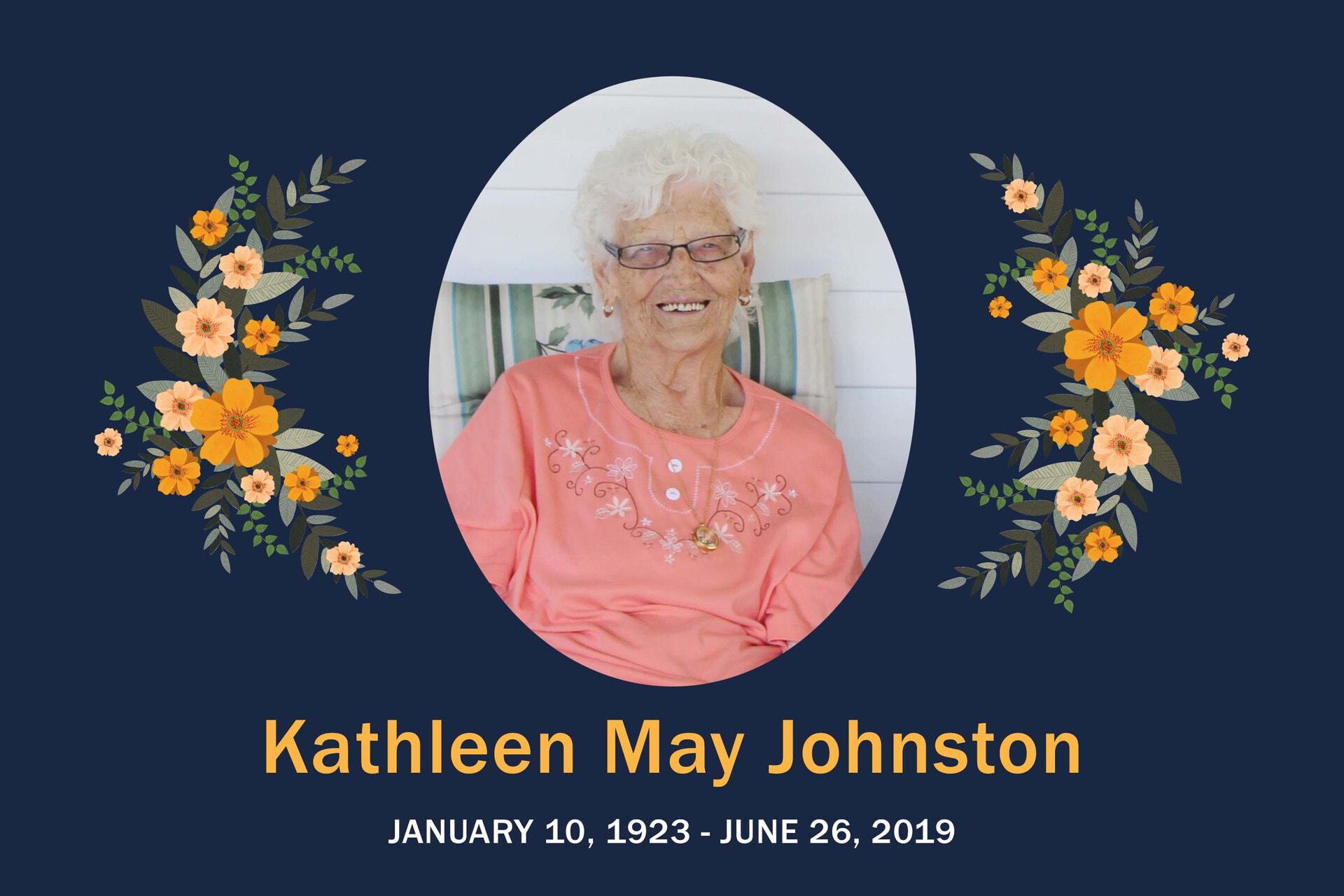 Obituary Kathleen Johnston