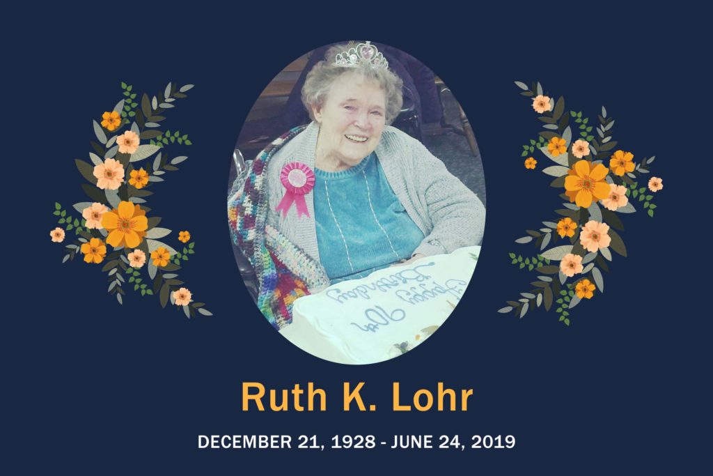Obituary Ruth Lohr