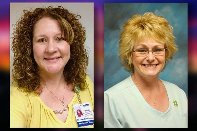 Amanda Landis, left, and Susan Carpenter