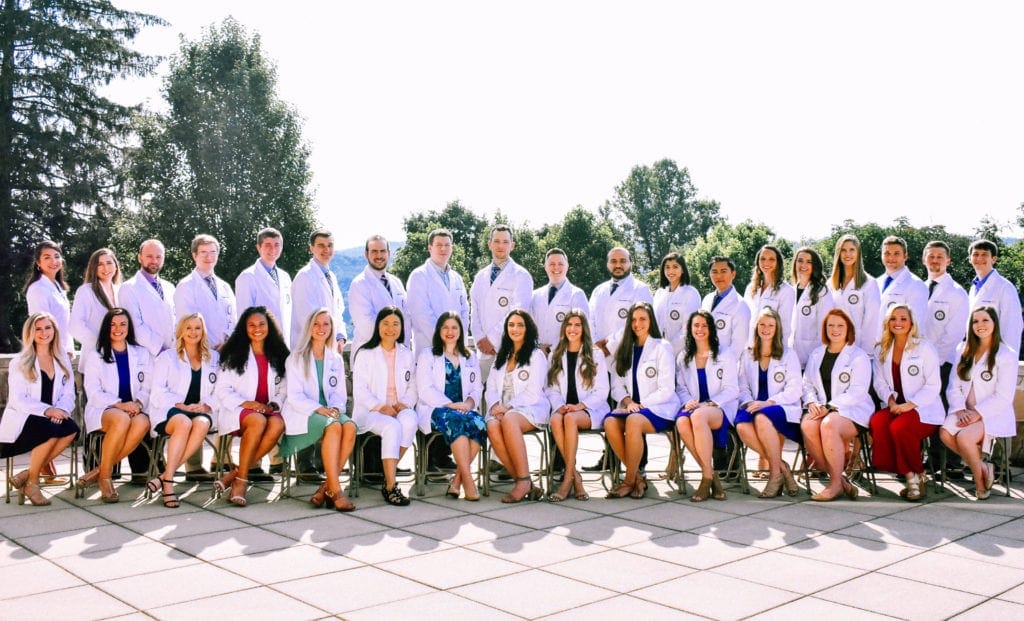 Alderson Broaddus Class of 2019 PA Whitecoat Group Pic