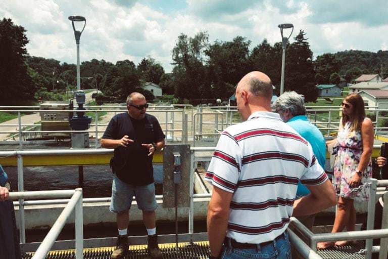 Buckhannon Upshur Chamber of Commerce tours water plant