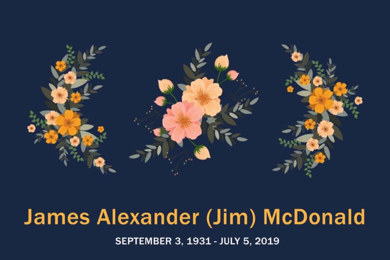 Obituary Jim McDonald