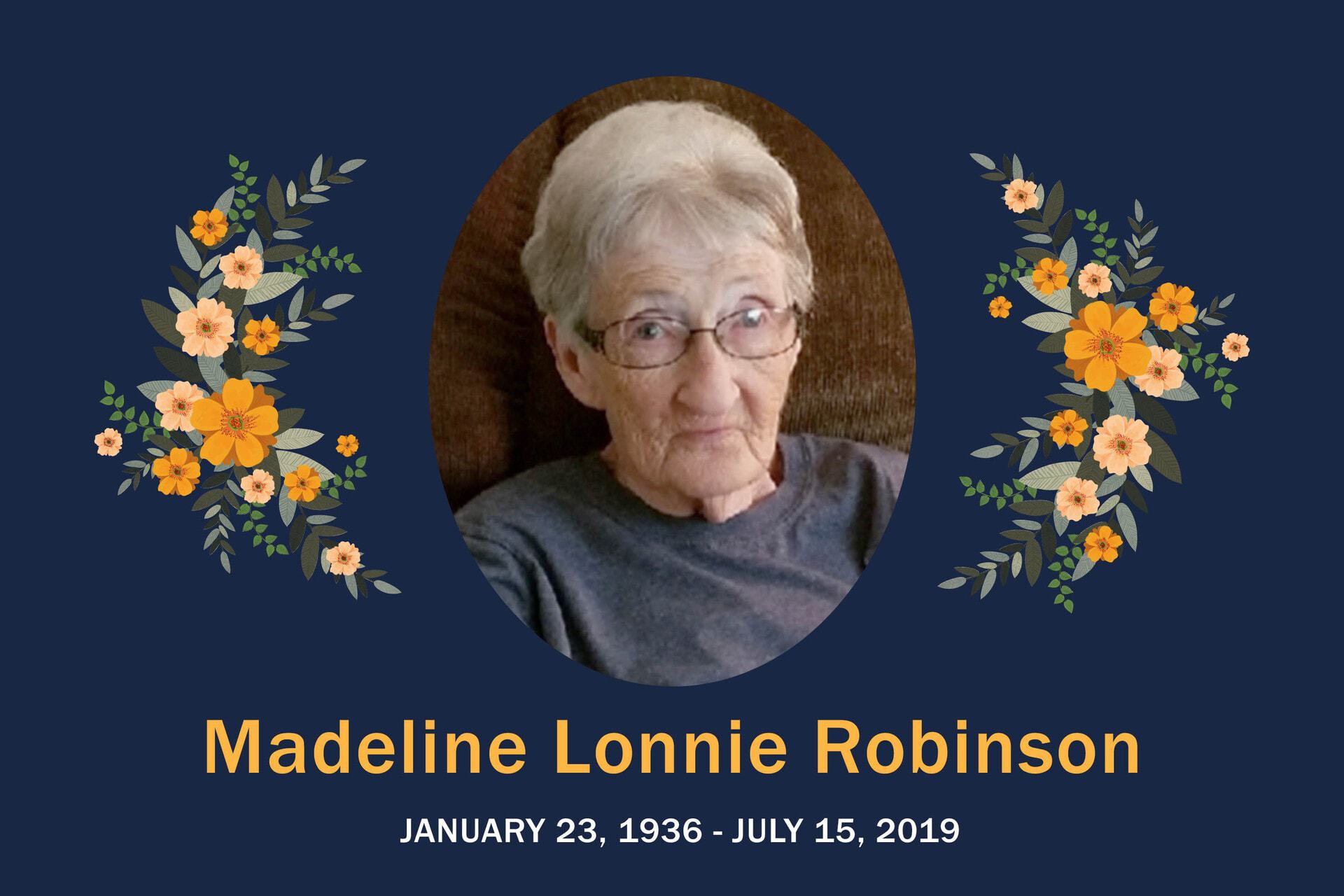 Obituary Madeline Robinson