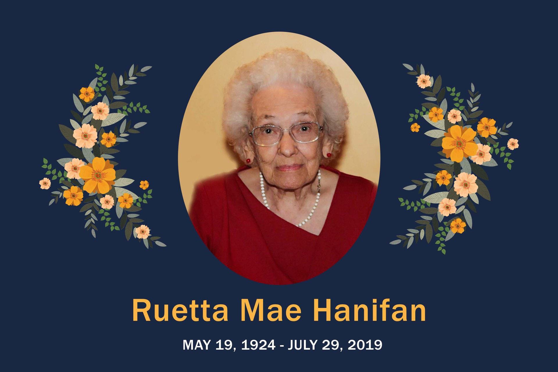 Obituary Ruetta Hanifan