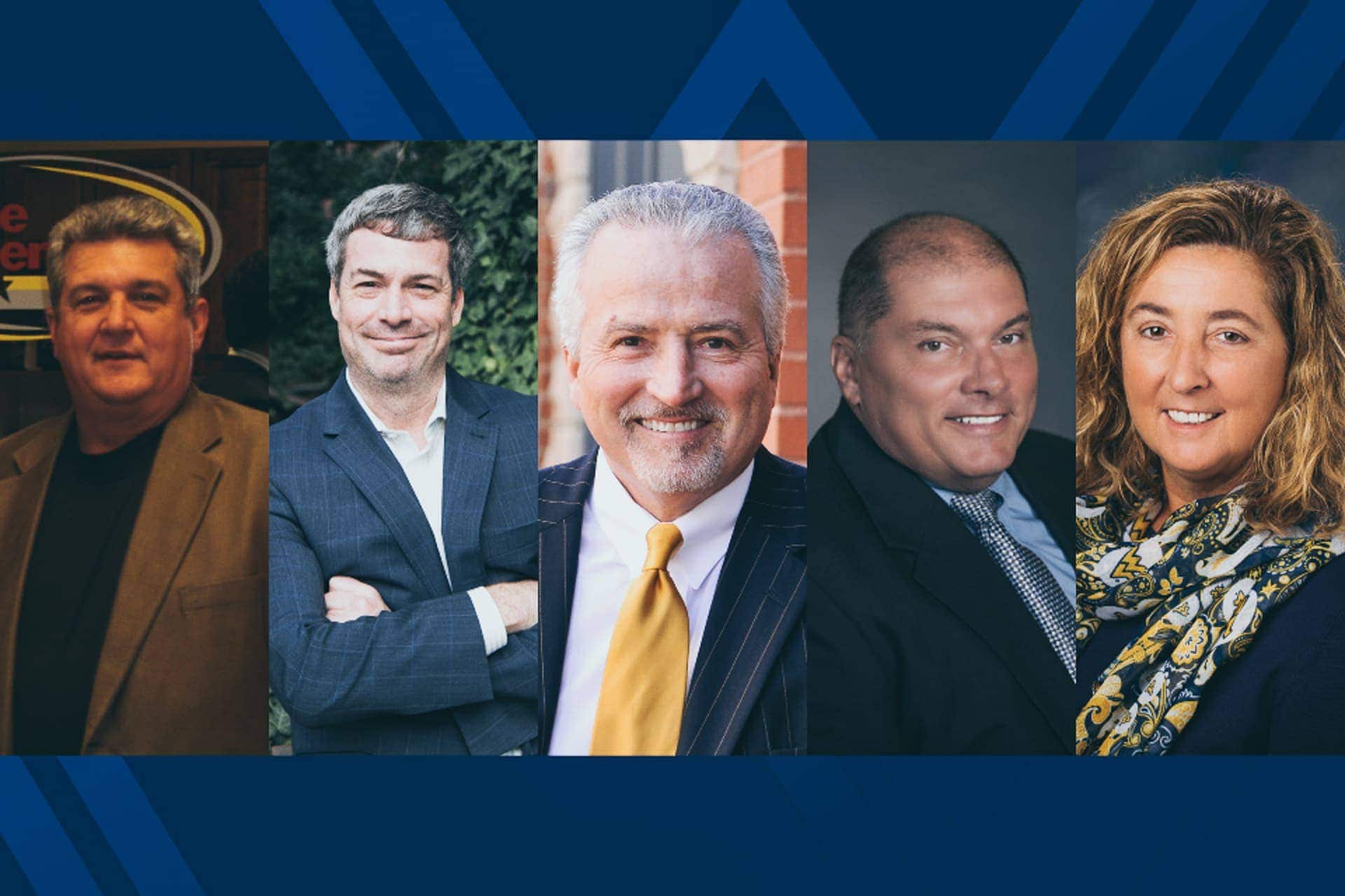The West Virginia University Alumni Association Board of Directors has appointed Gregory Darby, Darren Feeley, Thomas Flaherty, James “Rocky” Gianola and Tracy Schoenadel to serve six-year terms on the board.