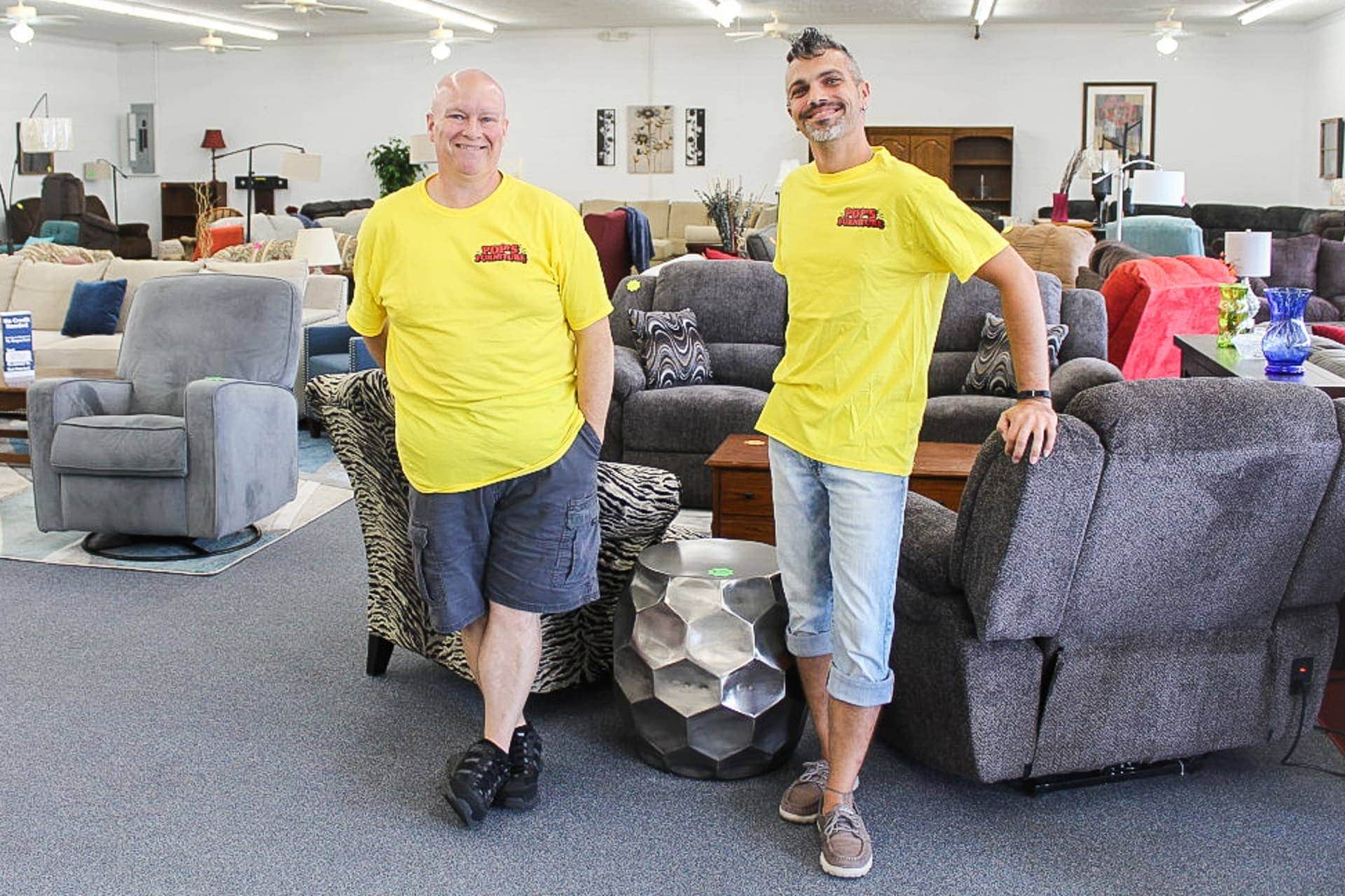 Pop in to Pop s Furniture for big bargains on household basics