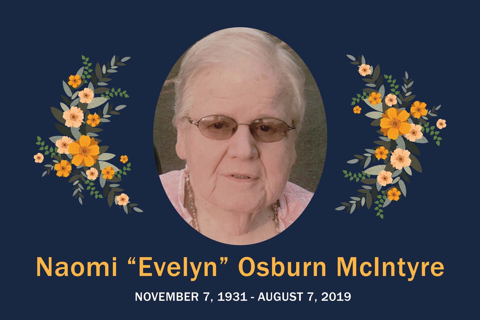 Obituary Evelyn McIntyre