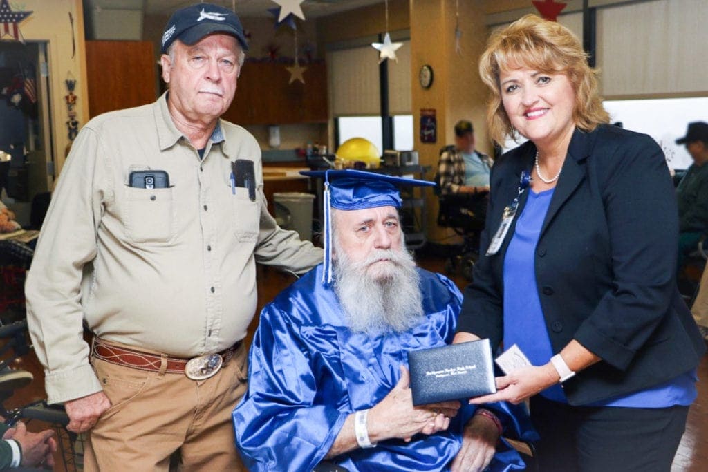 ‘This would mean everything to my mom’: Vietnam veteran receives diploma 60 years after high school graduation