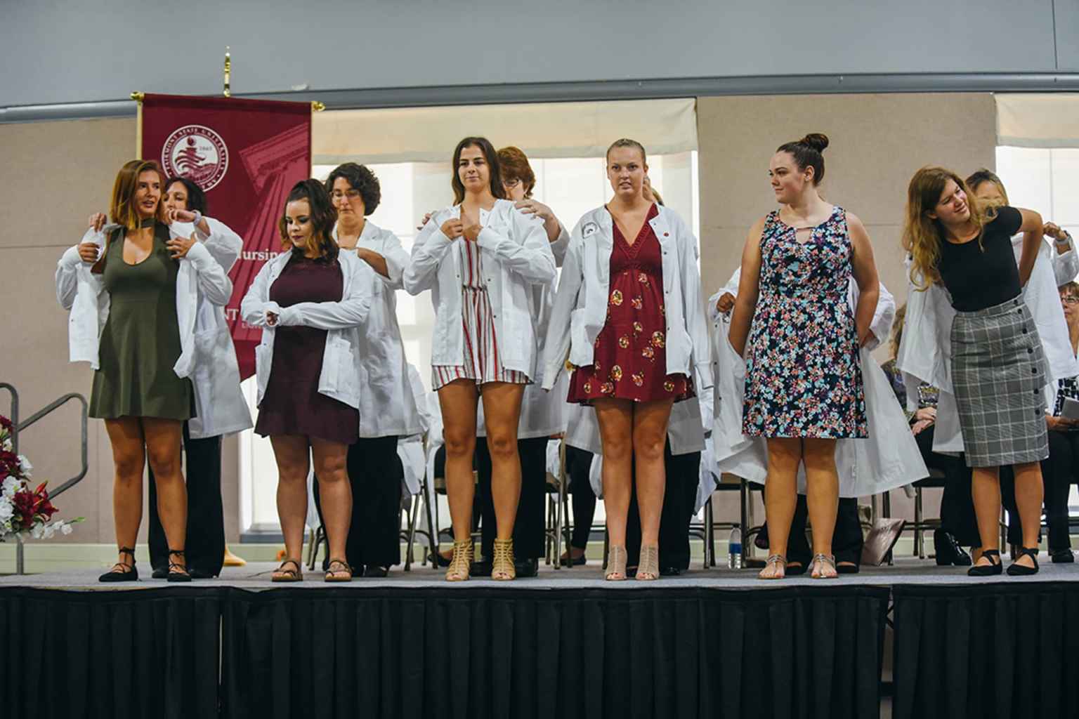 Inaugural White Coat Ceremony held to honor Nursing students
