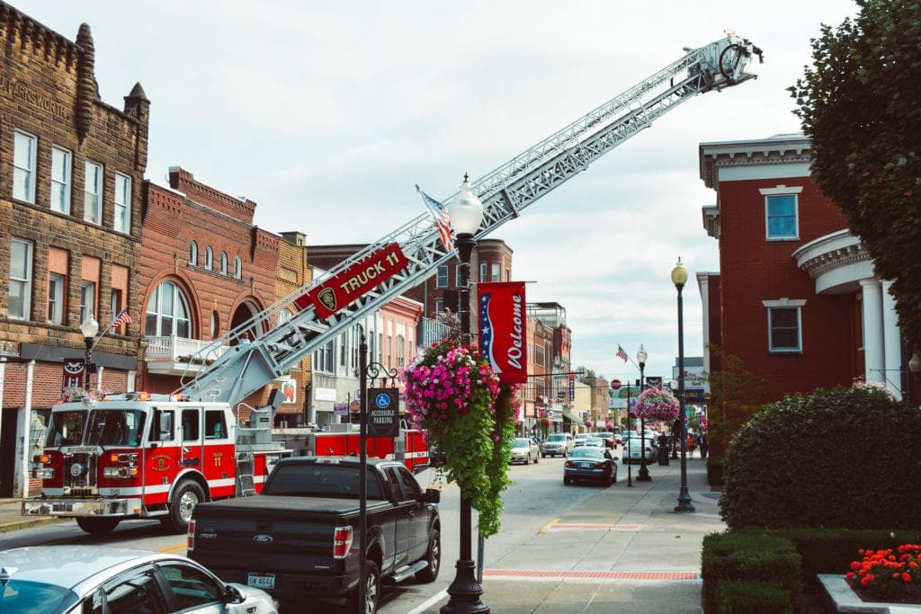 Smoke at Upshur County Courthouse Annex