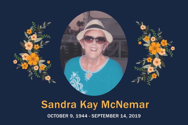 Obituary Sandra McNemar