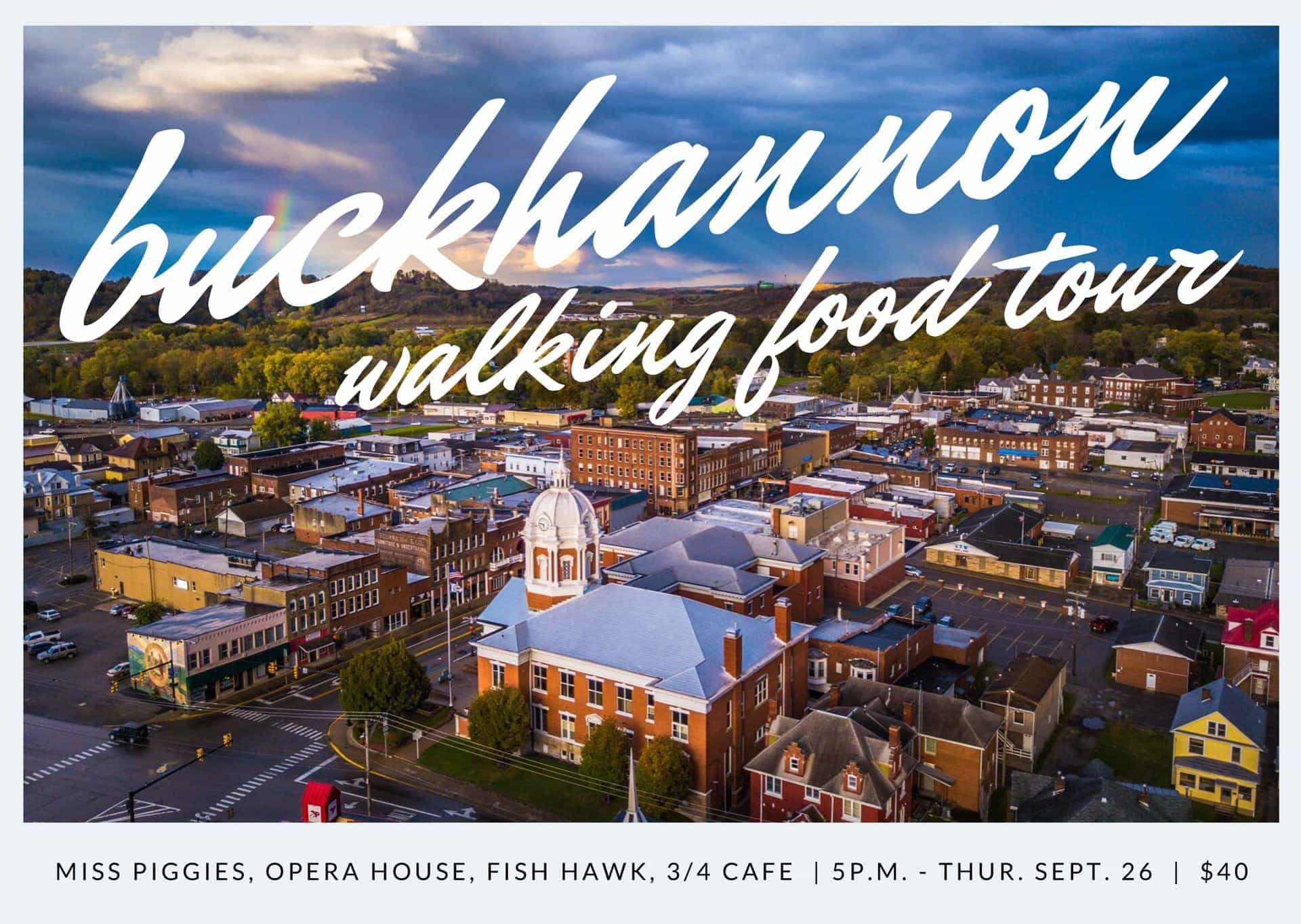 Buckhannon Walking food tour