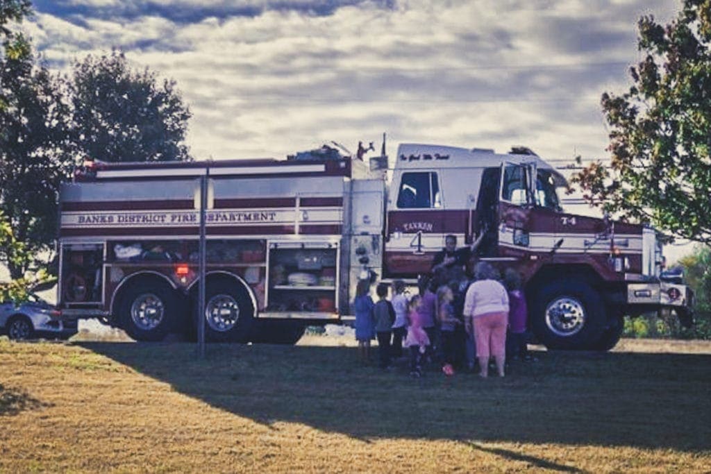 Rock Cave Elementary School Fire Safety Week