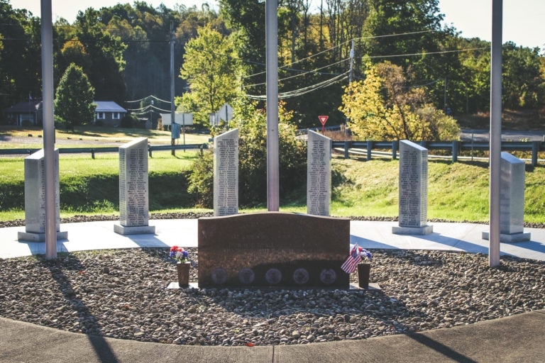 Rock Cave Veterans Memorial Wall