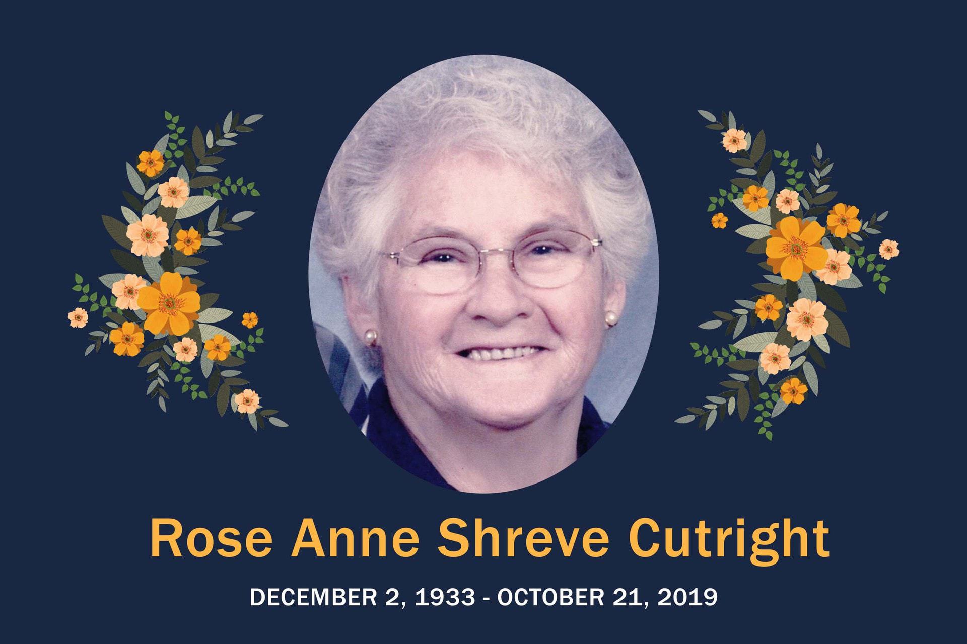 Obituary Rose Cutright