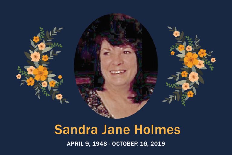 Obituary Sandra Holmes